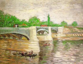 The Seine with the Pont de Clichy